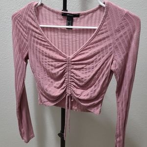 Pink Crop Top